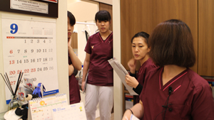 シフトを話し合い・・・